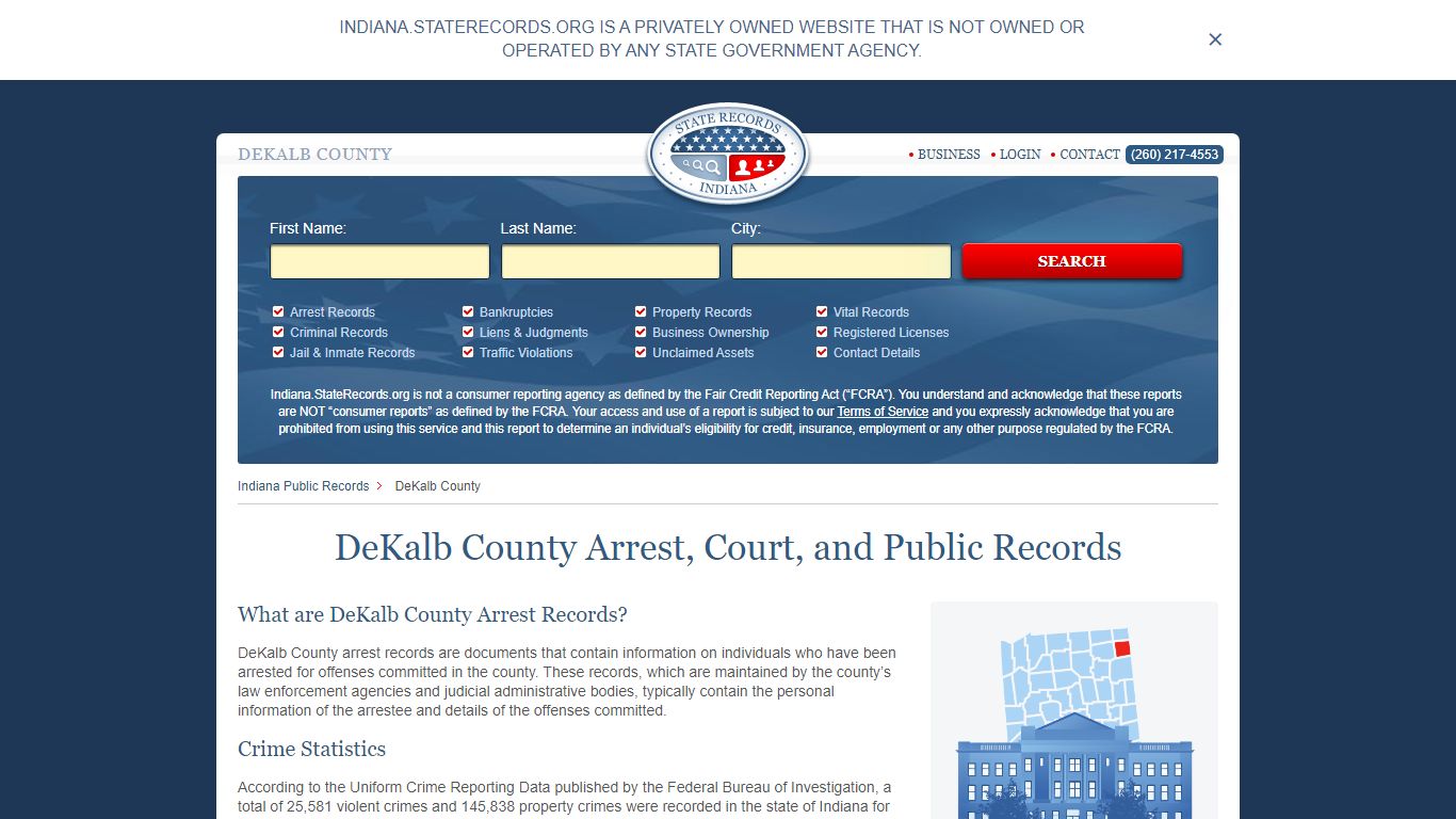 DeKalb County Arrest, Court, and Public Records